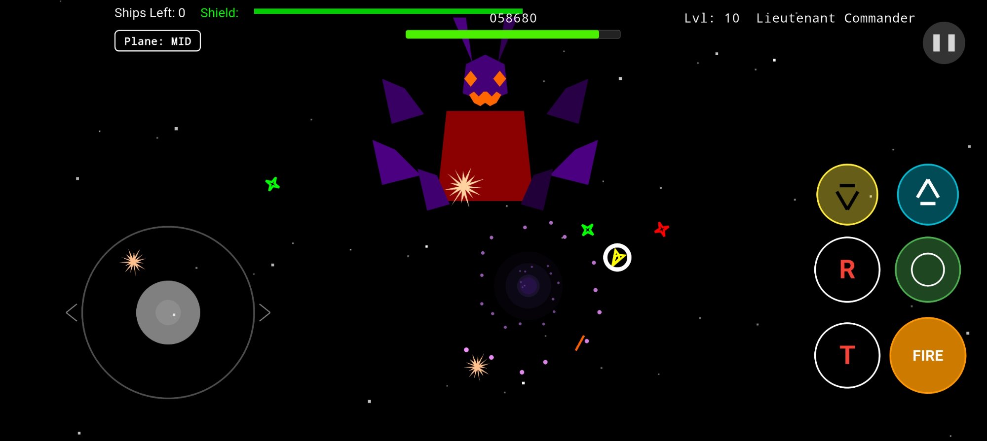 Roid-Combat boss battle screenshot